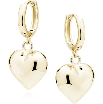 Náušnice Pozlacené náušnice LÁSKA Ag 925/1000