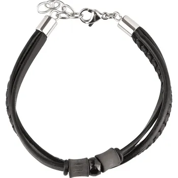 Náramek EVOLUTION GROUP CZ Náramek pánský z recyklované kůže - 43048.3