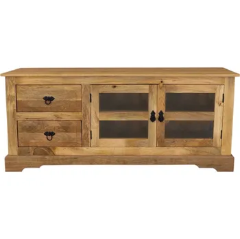 Televizní stolek Masivní tv stolek z dřeva mango 140x60x45