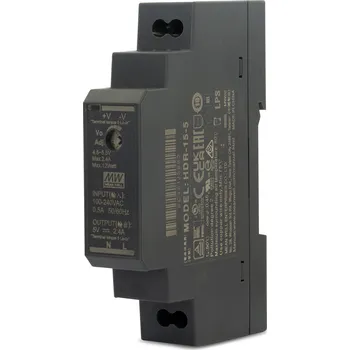 spínaný zdroj AD 05 DIN - Napájecí zdroj 5V, 2,5A na DIN lištu