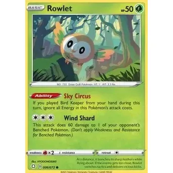 Volný čas Rowlet (SHF 6)