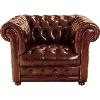 Křeslo Kožené křeslo Chesterfield Manchester
