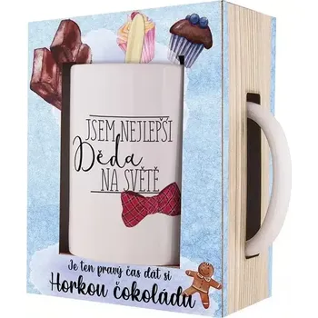 Hrnek 350 ml - JSEM NEJLEPŠÍ DĚDA NA SVĚTĚ (keramický hrnek dárek pro dědu)