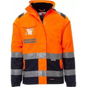 Dámská softshellová bunda PAYPER HISPEED LADY dámská HV bunda zateplená - ORANŽ_navy M