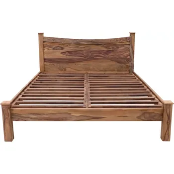 Postel Masivní postel 160x200 z dřeva palisandr