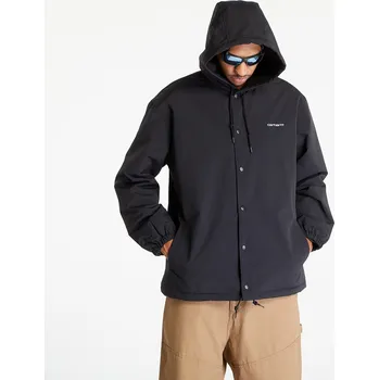 Pánská casual bunda Bunda Carhartt WIP Hooded Coach Jacket UNISEX Black/ White S