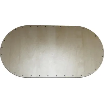 Stavební deska Sololak javor ovál 16x30cm s otvory 22J1630V