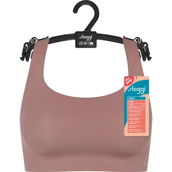 Podprsenka Dámská podprsenka SLOGGI ZERO FEEL 2.0 TOP MOCCA XL