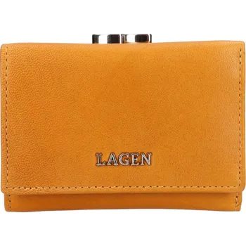 Peněženka Dámská kožená peněženka LG-2131 Lagen žlutá