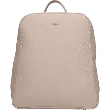 Městský batoh Dámský kožený batoh 1035 BEIGE FOSS Lagen béžový
