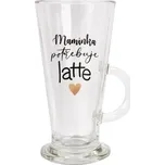 Albi Sklenice na latte 280 ml maminka…