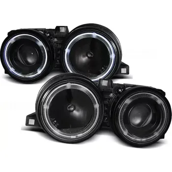 Přední světlomet Přední světlomety, světla, lampy BMW E30, 1982-1994, Angel Eyes, černé black CCFL kroužky LPBM18 (LPBM18)