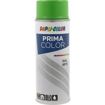 Barva ve spreji Dupli-Color Prima RAL 6018 zelená lesklá barva ve spreji 400 ml