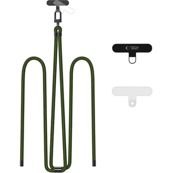 TECH-PROTECT C7S ROPE CROSSBODY STRAP HUNTER GREEN/BLACK