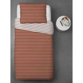 Povlečení Povlečení Profod Renforce proužky skořice Barva: proužky skořicové, Velikost: 140x200, Uzávěr povlečení: Knoflíky