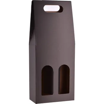 Obal na květináč Obal na 2 lahve - černá s odnosem