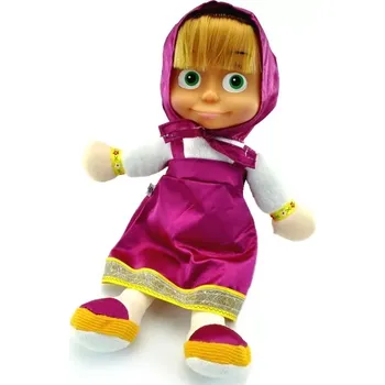 Panenka Máša a medvěd plyšová panenka 38 cm Máša