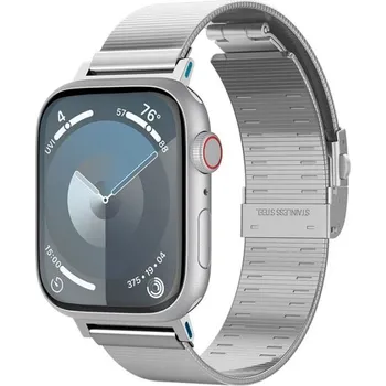 Řemínek na hodinky Spigen Sleek Link Spigen Sleek Link - řemínek pro Apple Watch Series 1-9 (38/40/41mm) / 10 (42mm), stříbrný Stříbrná