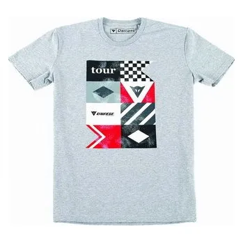 Dívčí tílko Pánské triko s krátkým rukávem Dainese TOUR, vel.L