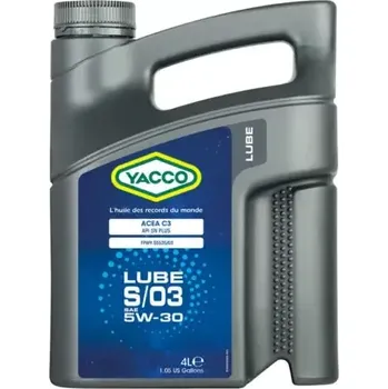 Motorový olej YACCO LUBE S/03 5W30 4l