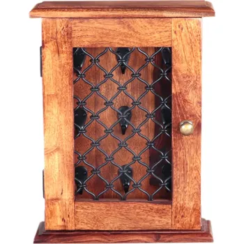 Skříňka na klíč Skříňka na klíče dřevěná 30x40x10 z masivu palisandr