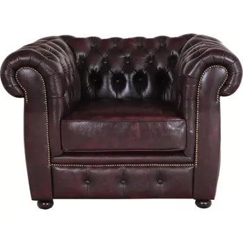 Křeslo furniture-nabytek.cz Chesterfield křeslo Kůže