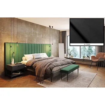 Čalouněný panel Long 3 cm - černá 20