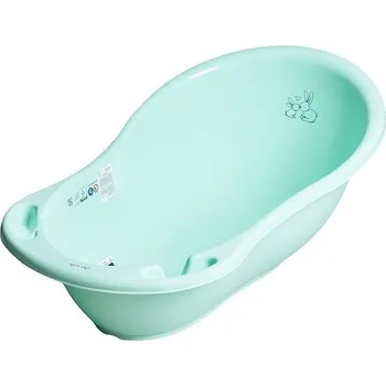 koupací vanička Tega Vanička s výpustí 86cm Králíčci MINT