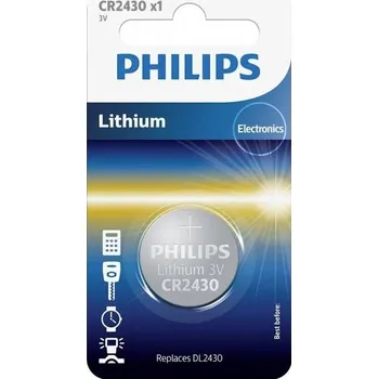 Článková baterie Philips knoflíkový článek CR 2430 3 V 1 ks lithiová Minicells