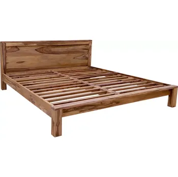 Postel Masivní postel 180x200 z dřeva palisandr