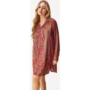 Dámská noční košile Noční košile Ralph Lauren Sateen krátká