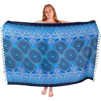 Šátek Sarong / pareo / plážový šátek s mandalami Sienna Kiet, Sittar.cz