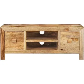 Televizní stolek TV stolek masiv z dřeva mango 150x50x45