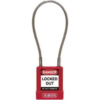 Visací zámek Ne Visací zámek stejné klíčování, Hliník Venkovní 7mm třmen