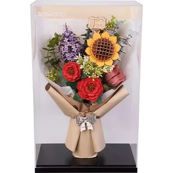 RoboTime Dekorativní displej s 3D kyticí