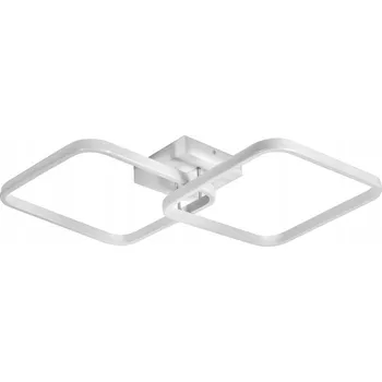 DomenoLED Svítidlo Dekorační 2 čtverce 42W Bílá + Ovladač