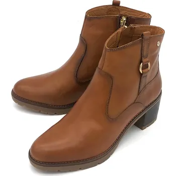 Dámská zimní obuv Dámská kožená kotníková obuv W7H-8817 brendy PIKOLINOS hnědá Barva: brendy, Velikost: 39