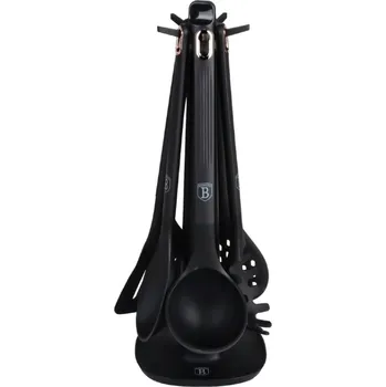 Sada kuchyňského náčiní BERLINGERHAUS Kuchyňské náčiní sada 6 ks se stojanem Black Rose Collection BH-8617