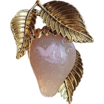 Brož Carla Dámská brož Laityk hnědá One size