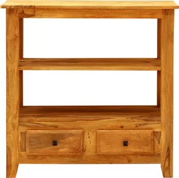 Televizní stolek TV stolek z masivu z dřeva palisandr 90x90x35