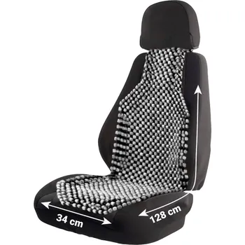 Masážní přístroj HP Autozubehör chladící podložka Holzkugel masážní funkce 19116 antracitová