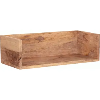 police Závěsná police na knihy z masivu mango 50x22