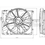Větrák, kondenzátor klimatizace TYC 803-0012