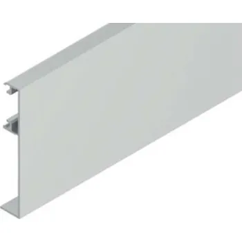 Dveřní kování Krycí klipový profil pro skleněné dveře SOLIDO 80/HELM 73/ HELM140, stříbrný