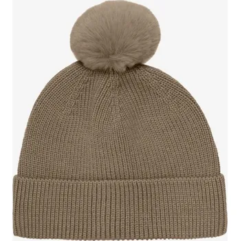 Čepice EN-FANT pletená čepice s bambulí Pine Bark Obvod hlavy 52cm