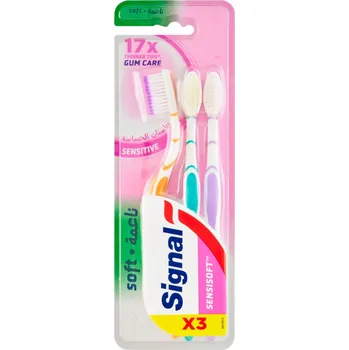 Zubní kartáček Signal Sensisoft Sensitive zubní kartáček triopack, 3 ks