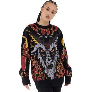 Pánský svetr svetr unisex - Inferno Hallowmas - KILLSTAR - KSRA012239 - 3XL