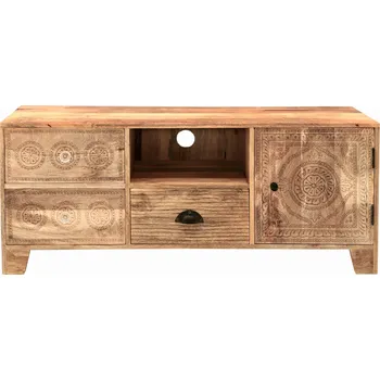 Televizní stolek TV stolek rustikální z dřeva mango 120x50x45