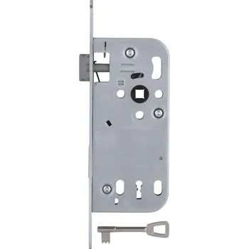 Dveřní kování Zadlabací zámek SOLIDO 300 OB, DM 50 mm, čtyřhran 8 mm, ocel pozink