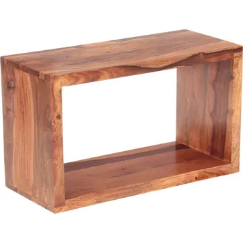 police Dřevěná police na zeď z masivu palisandr 50x30x22